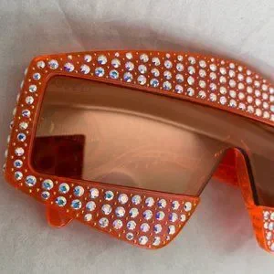 Gucci 65MM Crystal-Embellished Rectangular Sunglasses Gucci | Accessories | Gucci 65mm Crystalembellished  main image 2